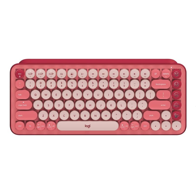 TECLADO LOGITECH POP KEYS BLUETOOTH ROSA