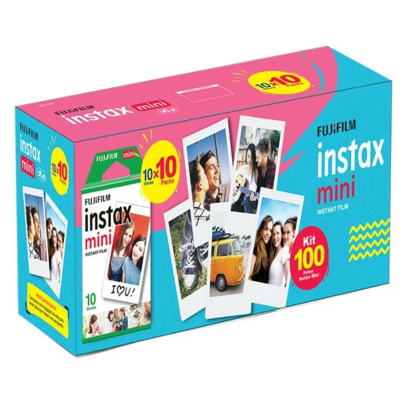 KIT FILME INSTAX MINI 100 FOTOS                   