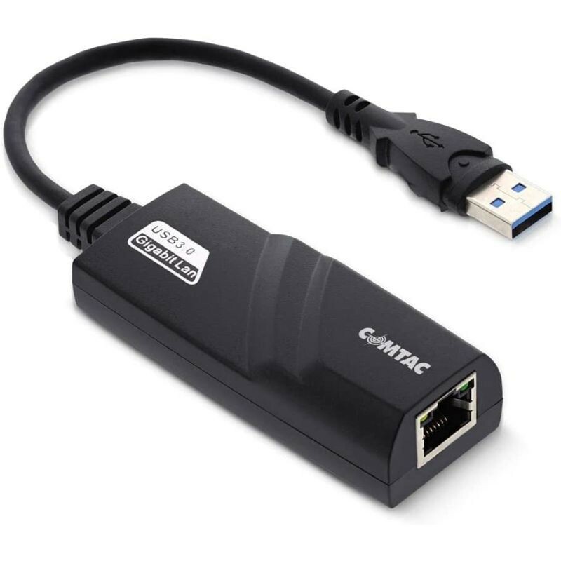 CONVERSOR COMTAC USB 3.0 P/RJ45 GIGABIT ETHERNET