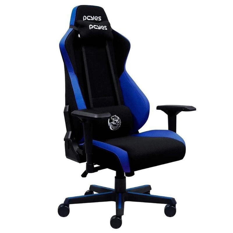 CADEIRA PCYES GAMER MAD RACER V8 TURBO V8TBMADAZ PT/AZUL
