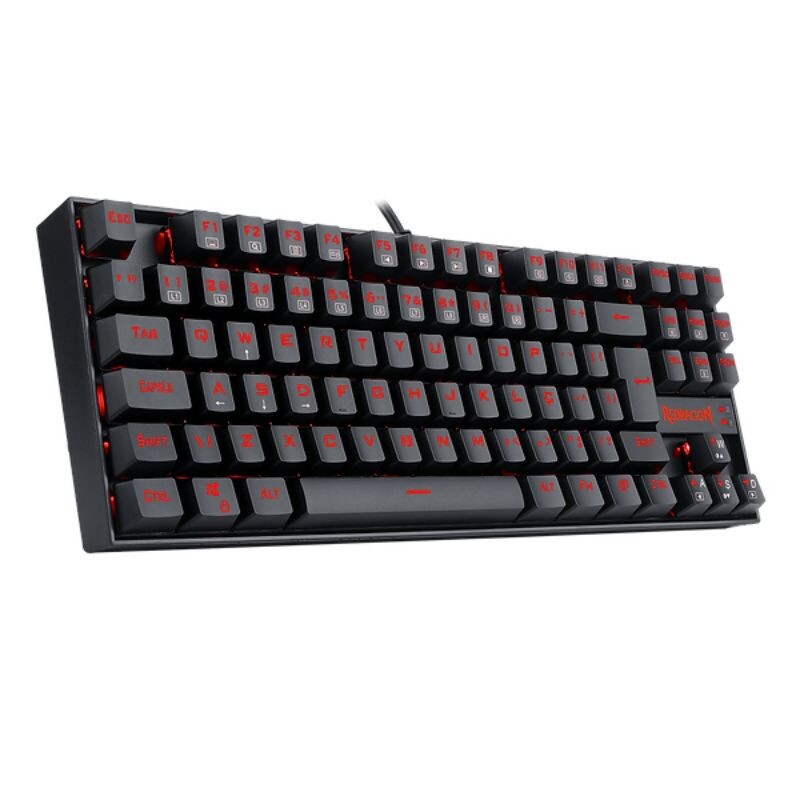 TECLADO REDRAGON GAMER MECANICO KUMARA SINGLE LIGHT K552-2 PT-BLACK