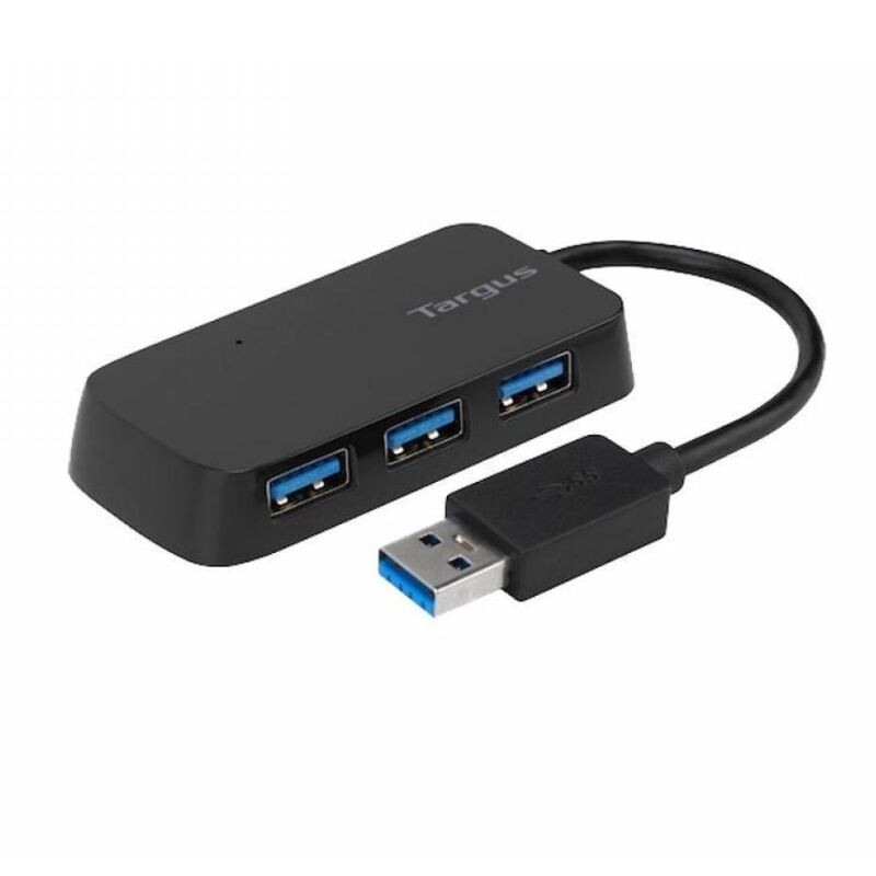 HUB USB 3.0 TARGUS 4 PORTAS ACH124US PRETO