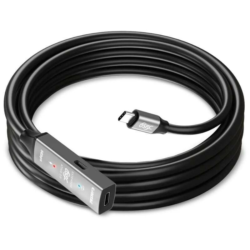 CABO EXTENSOR COMTAC USB-C 3.0 C/AMPLIFICADOR DE SINAL ATIVO 5METROS 20129421