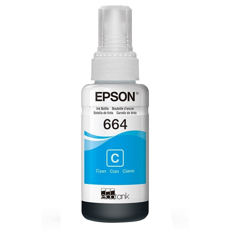 REFIL DE TINTA EPSON T664 CIANO - 70ML            