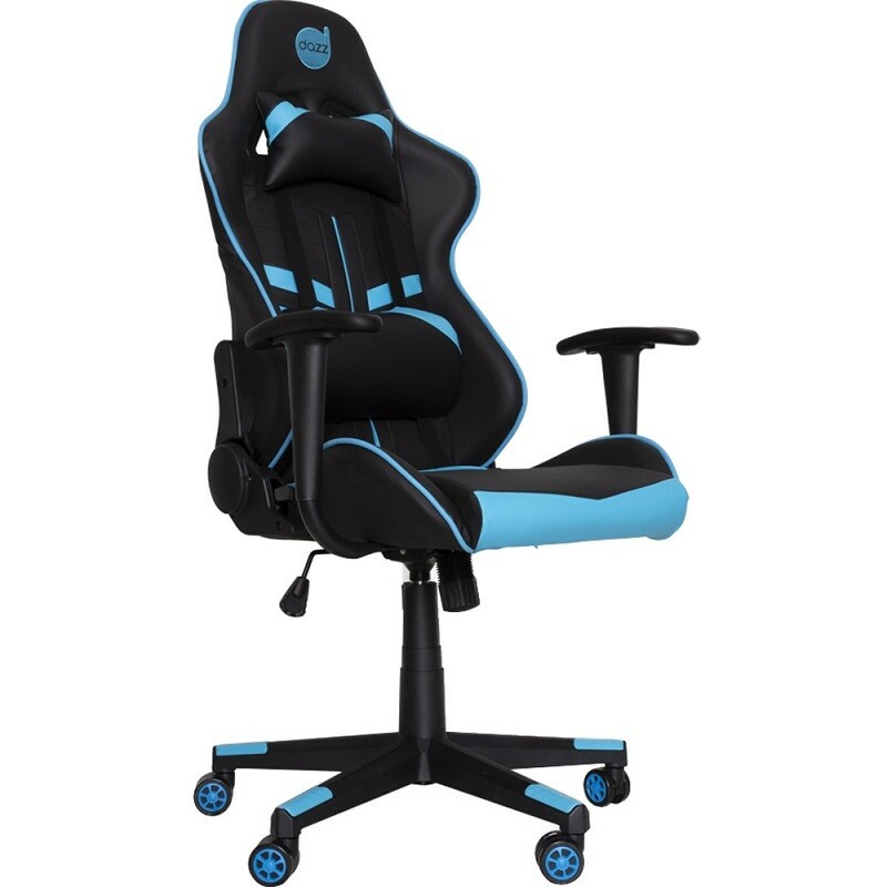 CADEIRA DAZZ GAMER PRIME-X 6200001-0 PT/ AZUL     