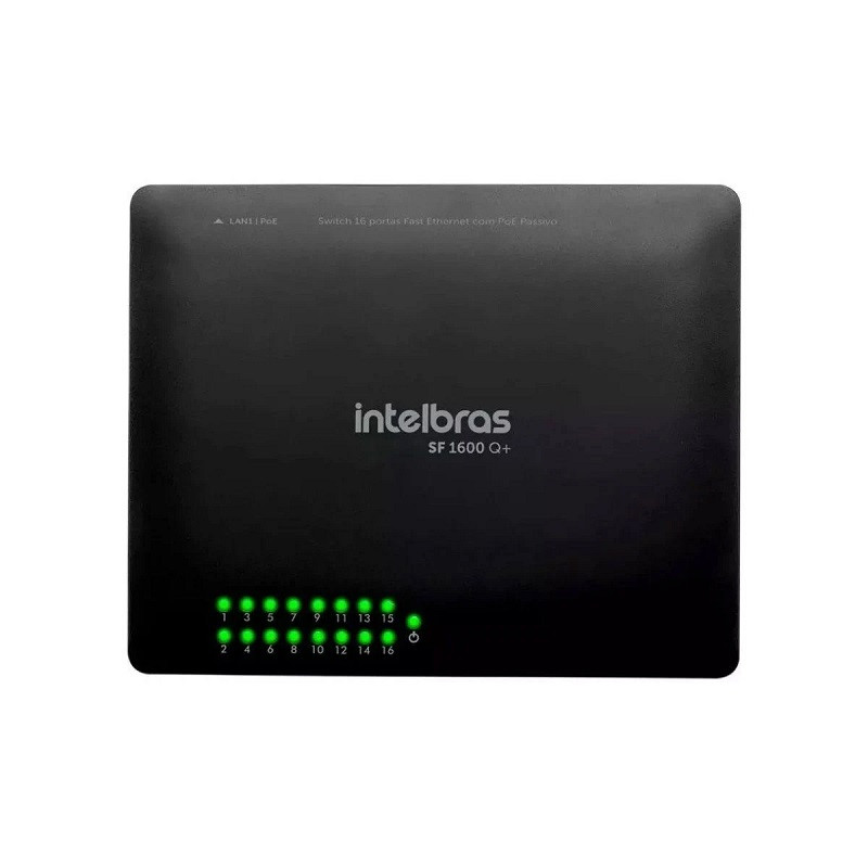 SWITCH INTELBRAS 16P FAST 10/100MBPS SF1600Q+
