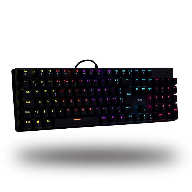 TECLADO DAZZ USB 2.0 MECANICO ORION ESSENTIAL YH BLUE PRETO