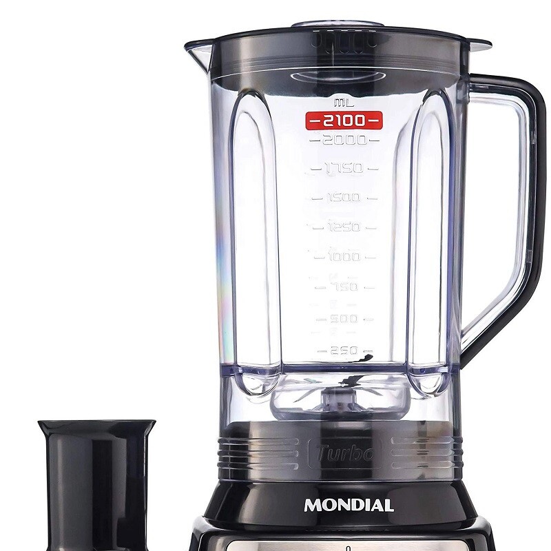 LIQUIDIFICADOR MONDIAL L-1200 BI 127V PRETO       