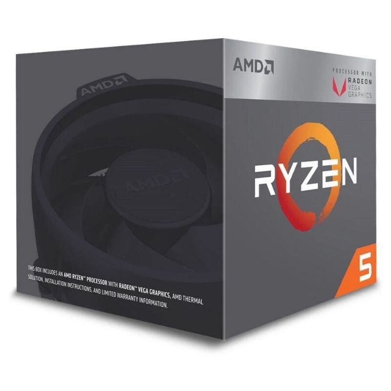 PROCESS. AMD RYZEN 5 2400G 3.6GHZ AM4 OEM COOLER  