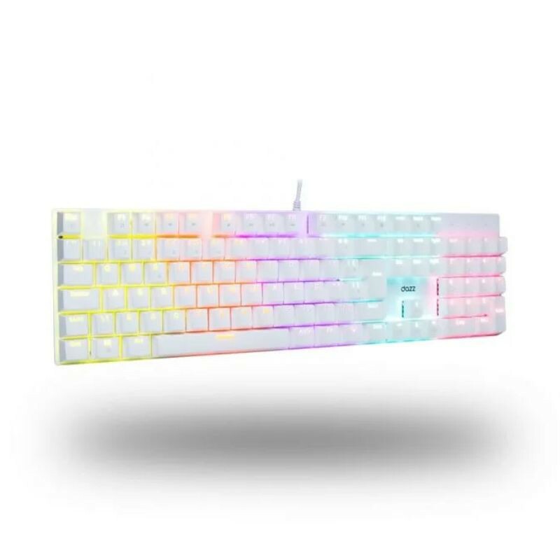 TECLADO DAZZ MEC.ORION ESSENTIAL YH BLUE BRANCO   