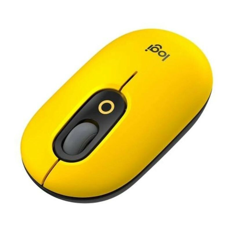 MOUSE LOGITECH S/FIO POP MOUSE BLAST AMARELO      