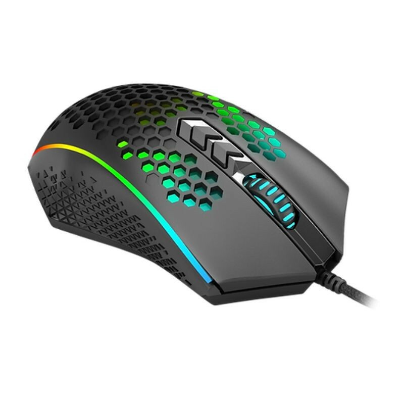 MOUSE REDRAGON GAMER MEMEANLION HONEYCOMB M809-K PRETO
