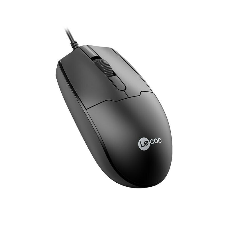 MOUSE LECOO USB COM FIO MS101 PRETO