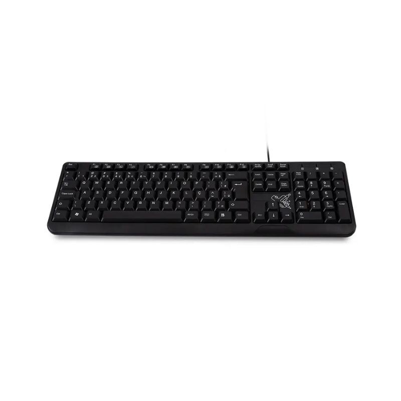 TECLADO+M. MAXPRINT USB 2.0 COM FIO ESSENCIAL 62000131 PRETO