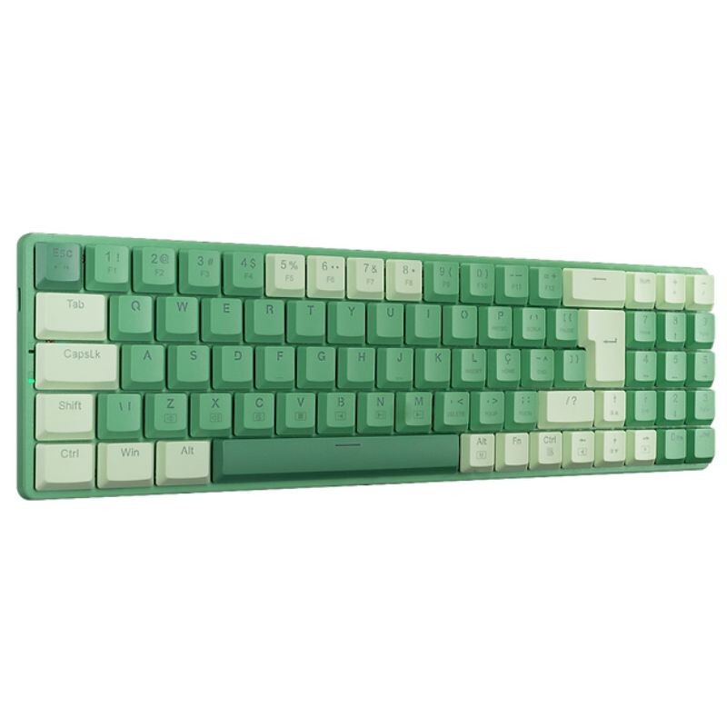 COMBO TECLADO+MOUSE REDRAGON USB 2.4G SEM FIO BS-8772 GC VERDE