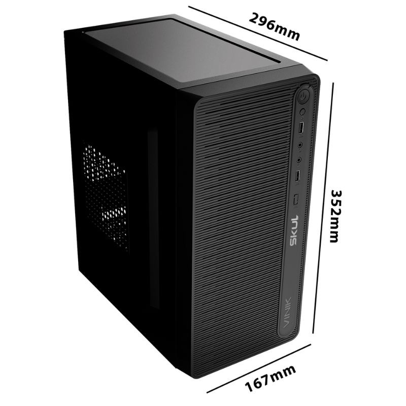 CPU SKUL B300 I3-3220 8GB/SSD 256GB/ATX 200W/LINUX UBUNTU