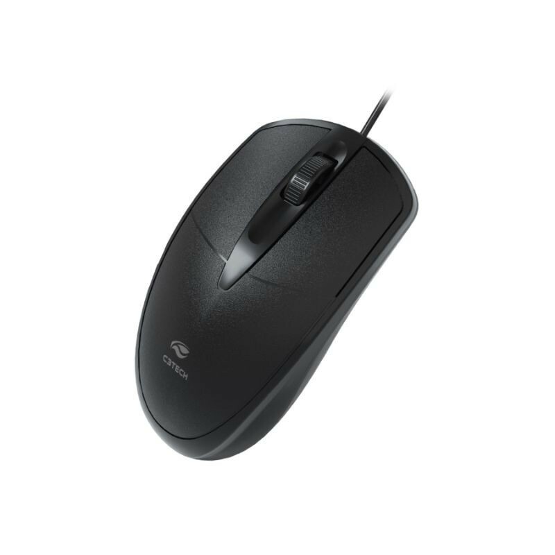 MOUSE C3TECH USB 2.0 COM FIO 1000DPI MS-31BK PRETO