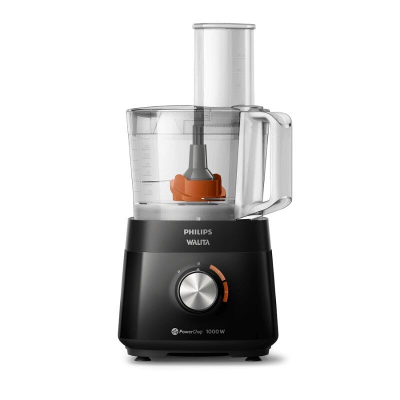 MULTIPROCESSADOR PHILIPS WALITA POWERCHOP 1000 1000W RI7304/91 127V PRETO
