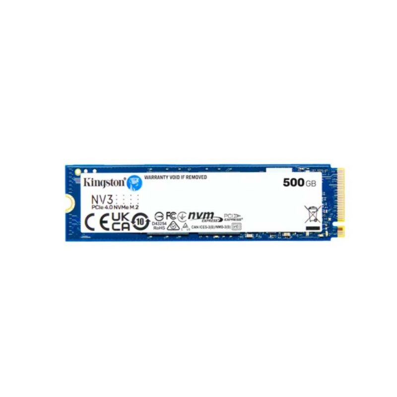 SSD KINGSTON 500GB M.2 NV3 PCIE 4.0 NVME 5000MB/S SNV3S/500G