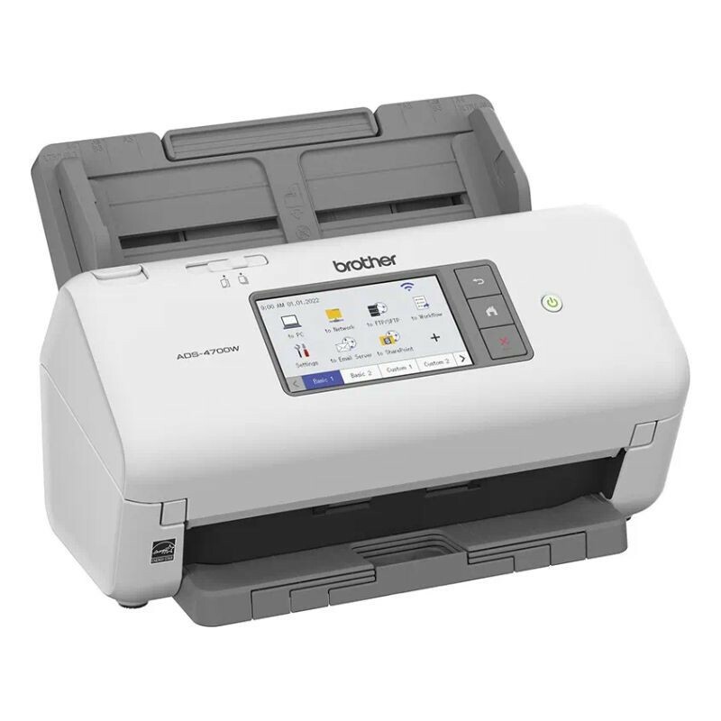 SCANNER BROTHER ADS-4700W DUPLEX COLORIDA USB/WI-FI/ETH CZ/BRANCA