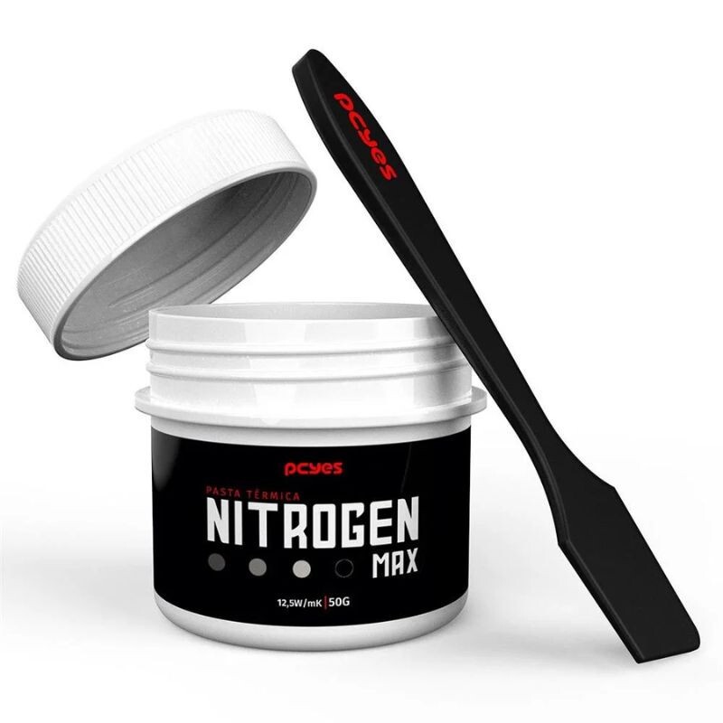 PASTA TERMICA PCYES NITROGEN MAX 50G 12,5W/MK CINZA PCYNM50125
