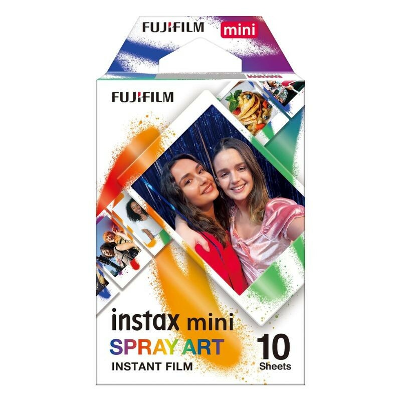 FILME FUJFILM INSTAX MINI SPRAY ART - 10 FOTOS