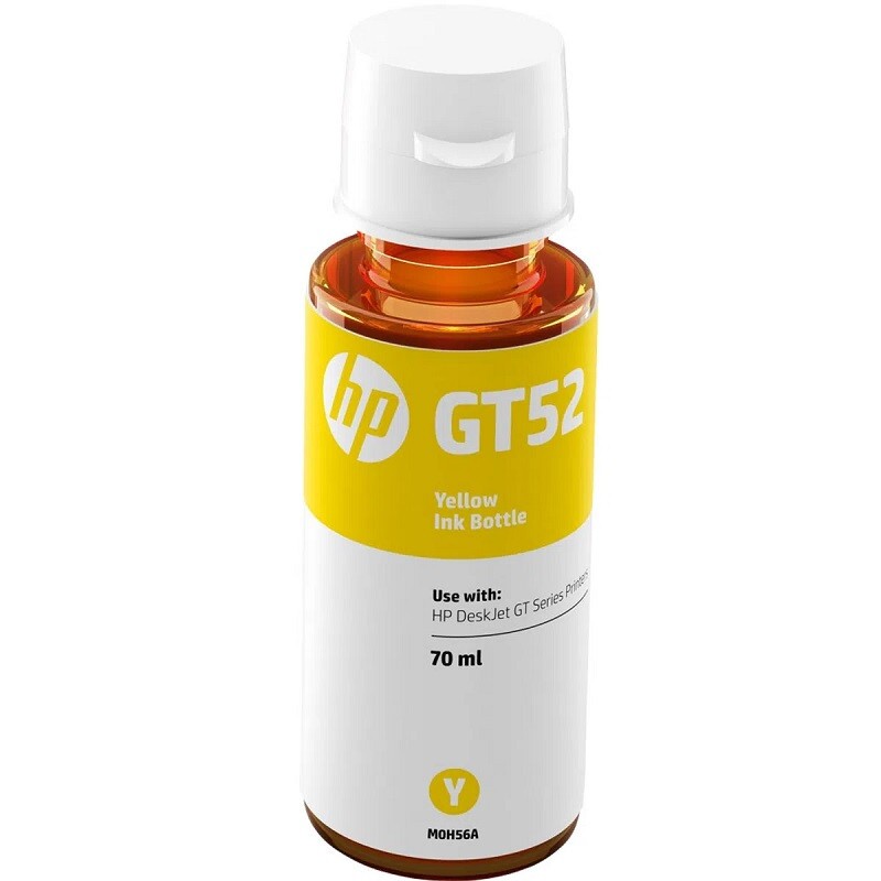 REFIL DE TINTA HP GT52 AMARELO - 70ML             