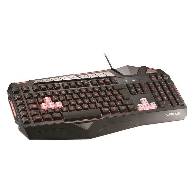 TECLADO MULTILASER USB GAMER WARRIOR MORANI TC209 