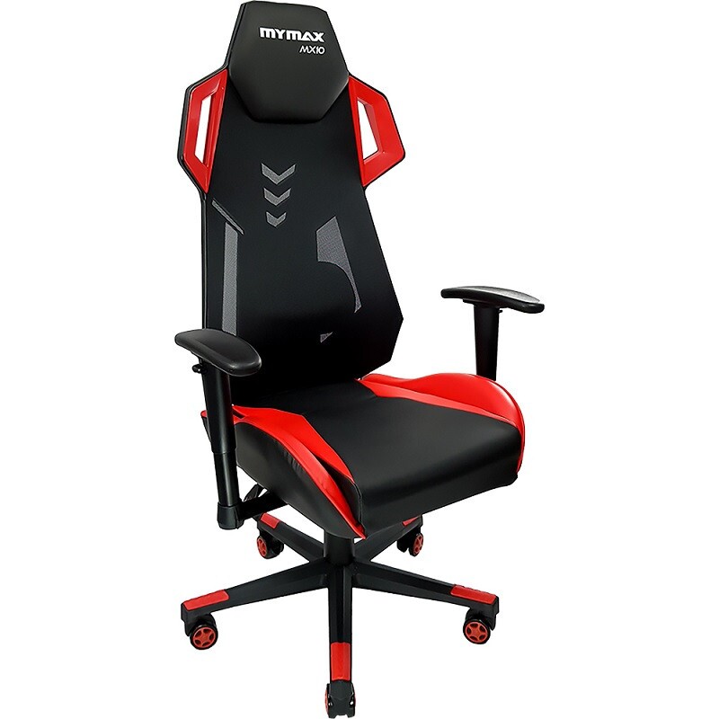 CADEIRA MYMAX GAMER MX10 GIRATORIA PT/VERMELHO    