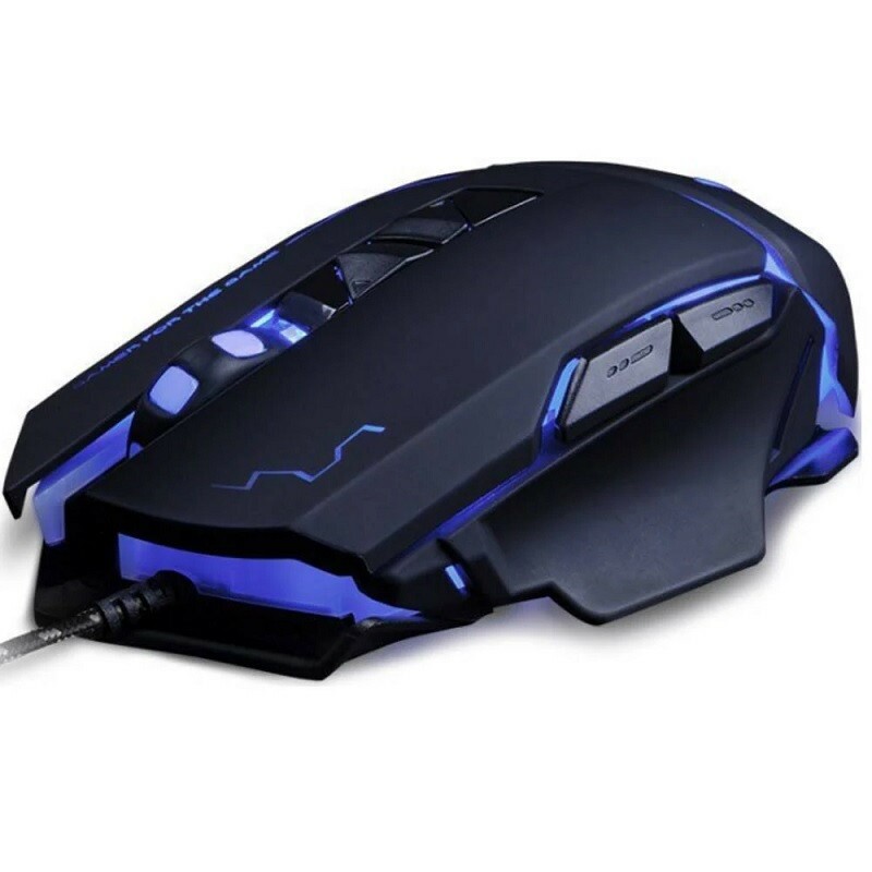 MOUSE MULTILASER USB C/FIO GAMER WARRIOR MO261 PT