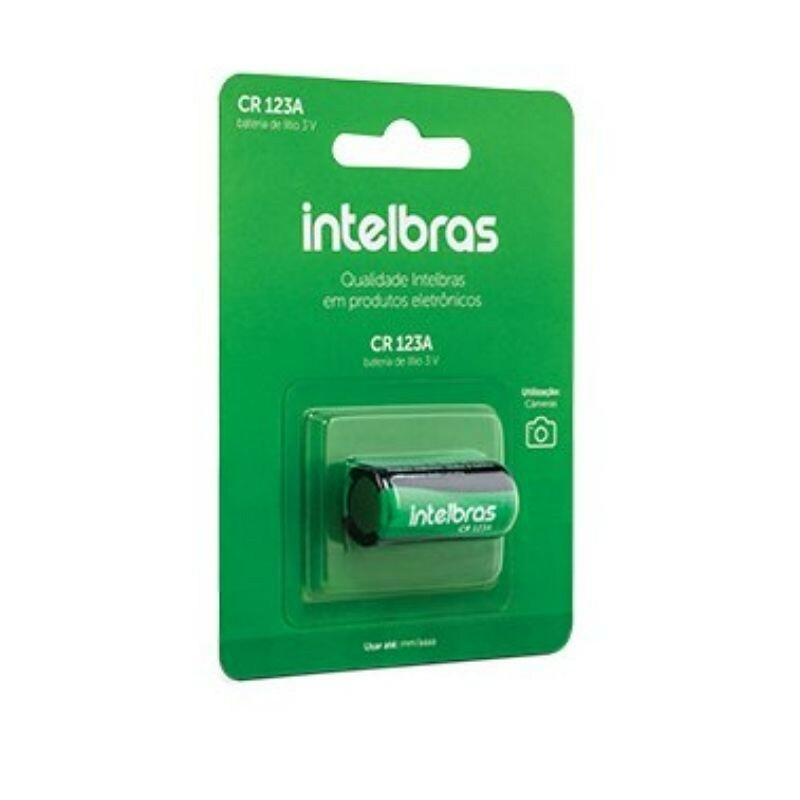 BATERIA 3V INTELBRAS LITIO CR123A                 