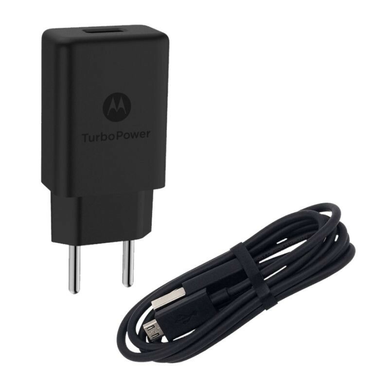 CARREGADOR MOTOROLA MICRO USB TURBO POWER 18 PT   