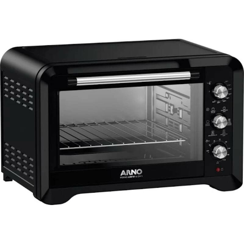 FORNO ELETRICO ARNO MEGA AIRFRY 6 EM 1 40L FOR4 PRETO