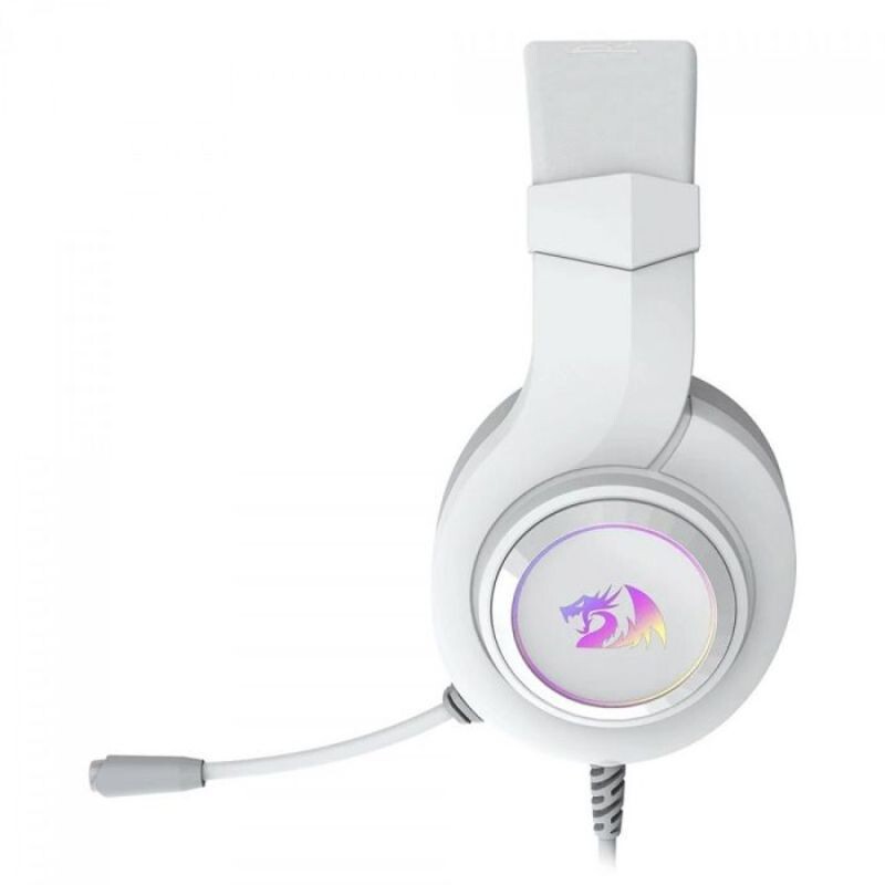 FONE REDRAGON GAMER HEADSET HYLAS USB RGB 7.1 H371W-RGB BRANCO