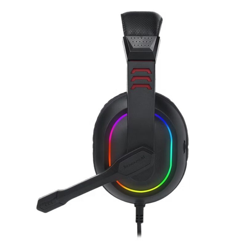 FONE REDRAGON GAMER HEADSET ARES RGB H120-RGB PRETO