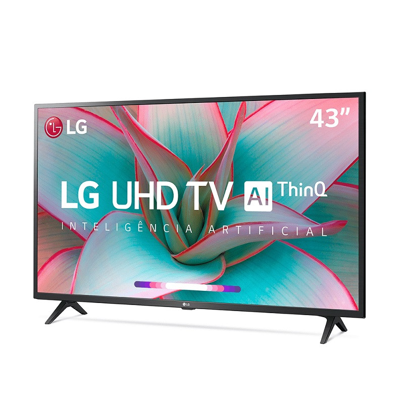 TV LED LG UHD 4K "43" SMART 43UN7300 BTPRETA      