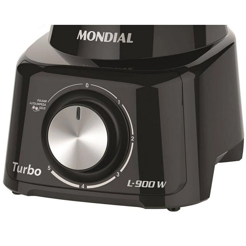 LIQUIDIFICADOR MONDIAL 900W L-900 FB 127V PRETO   