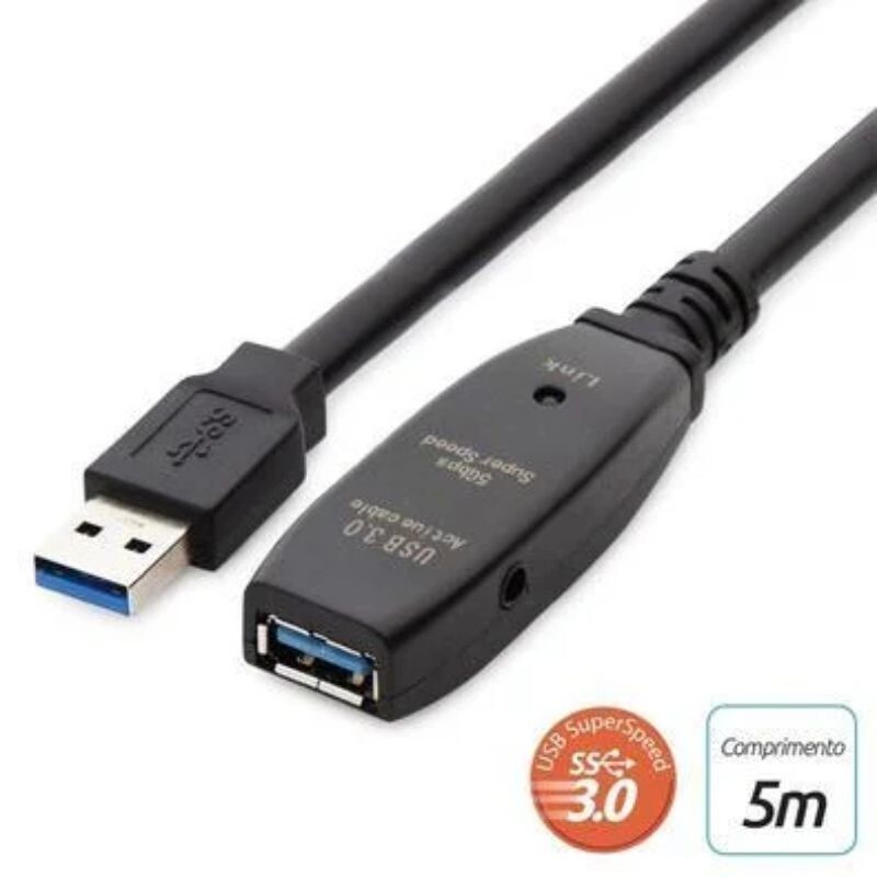 CABO EXTENSOR COMTAC USB 3.0 AM/AF 5METROS 28129373