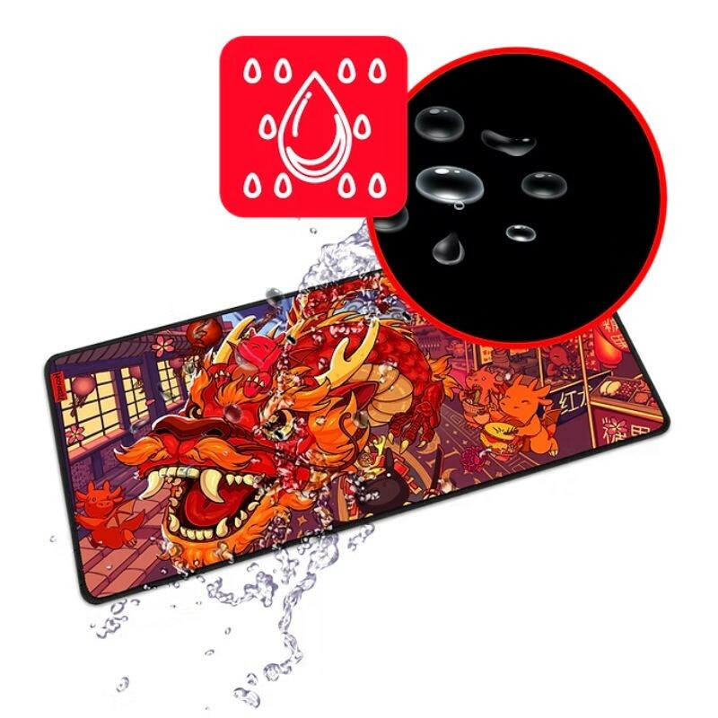 MOUSE PAD REDRAGON GAMER 900X400X4MM FESTIVAL DO DRAGAO FLICK XL P032FD