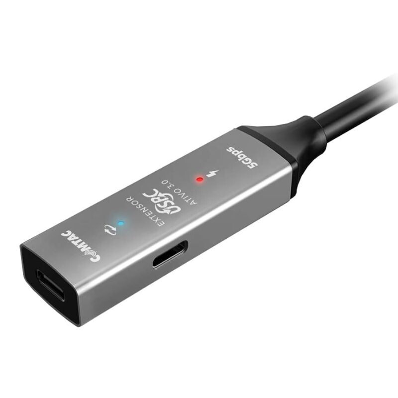 CABO EXTENSOR COMTAC USB-C 3.0 C/AMPLIFICADOR DE SINAL ATIVO 10METROS 20129422