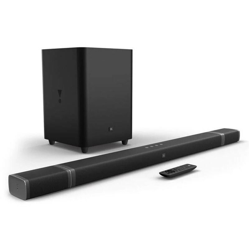 CAIXA DE SOM JBL BAR 5.1 218W BLUETOOTH PRETO     