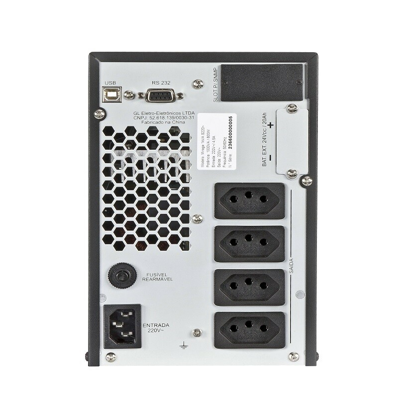 NOBREAK SMS MIRAGE 1KVA MR1000S SENOID.E/S 115V   