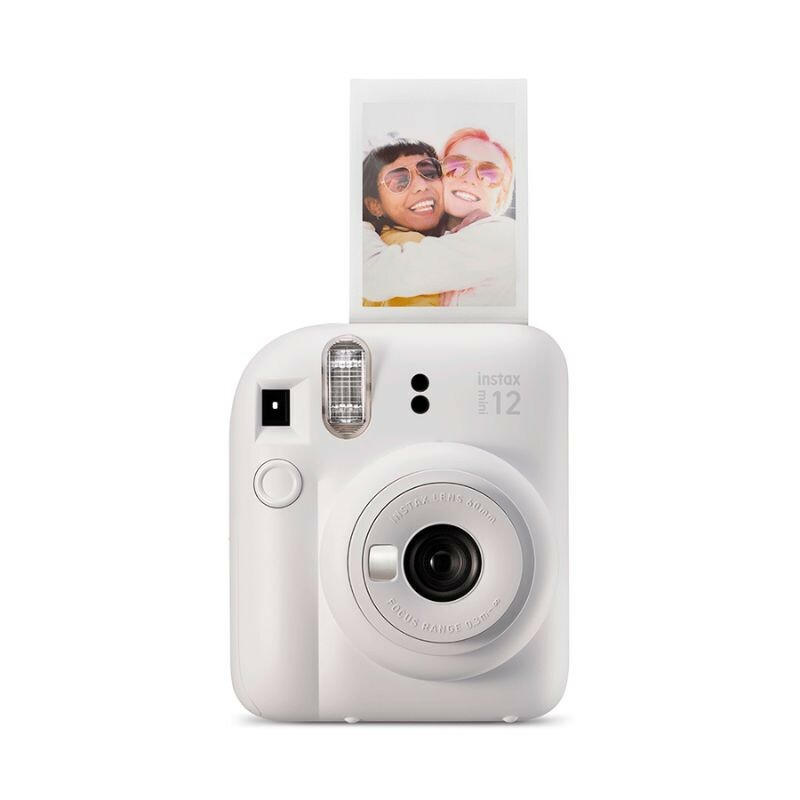 KIT CAMERA FUJIFILM INSTAX MINI 12 + PACK 10 FOTOS MACARON + BOLSA BRANCA