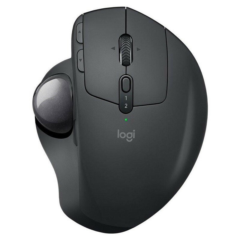 MOUSE LOGITECH USB S/FIO TRACKBALLMAX ERGO PRETO