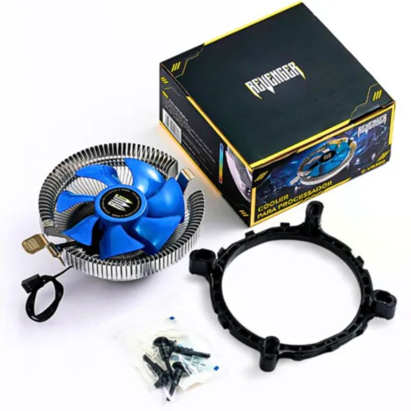 COOLER REVENGER 65W P/INTEL/AMD (INTEL: 115X/1200/1700/1366) (AMD: AM2/AM3/AM4/AM5) RGB G-VR300