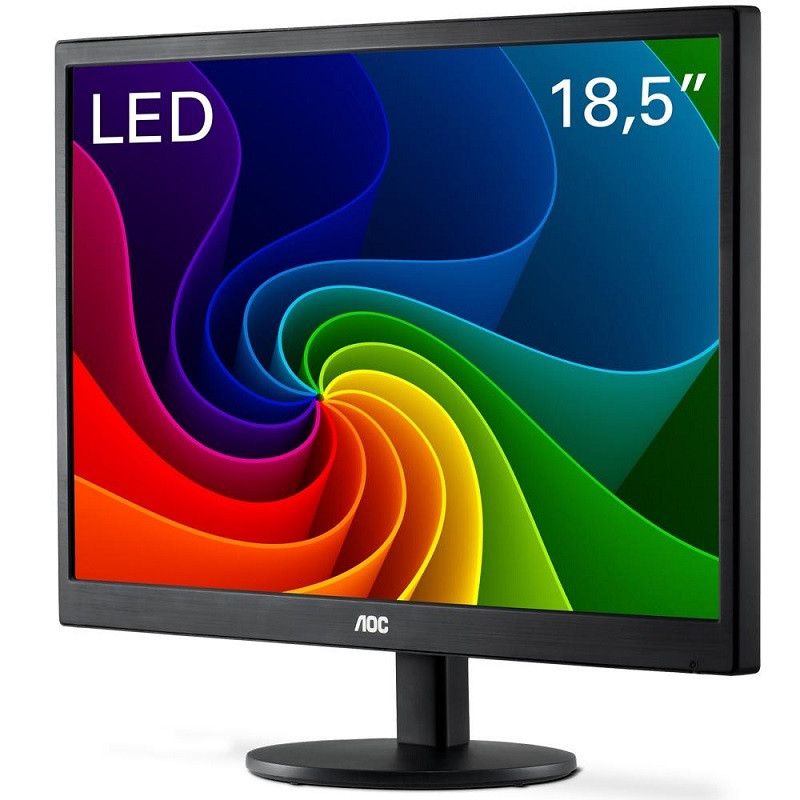 MONITOR AOC "18.5" LED HDMI/VGA E970SWHNL PT      