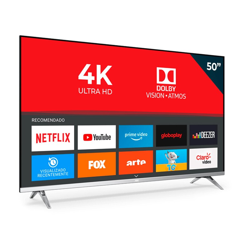 TV 50"LED AOC UHD XMART SMART SERIE 6305 PT/PRA   