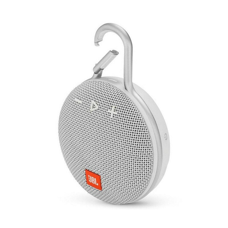 CAIXA DE SOM JBL CLIP 3 BLUETOOTH BRANCO          