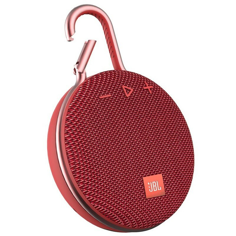 CAIXA DE SOM JBL CLIP 3 BLUETOOTH VERMELHA        