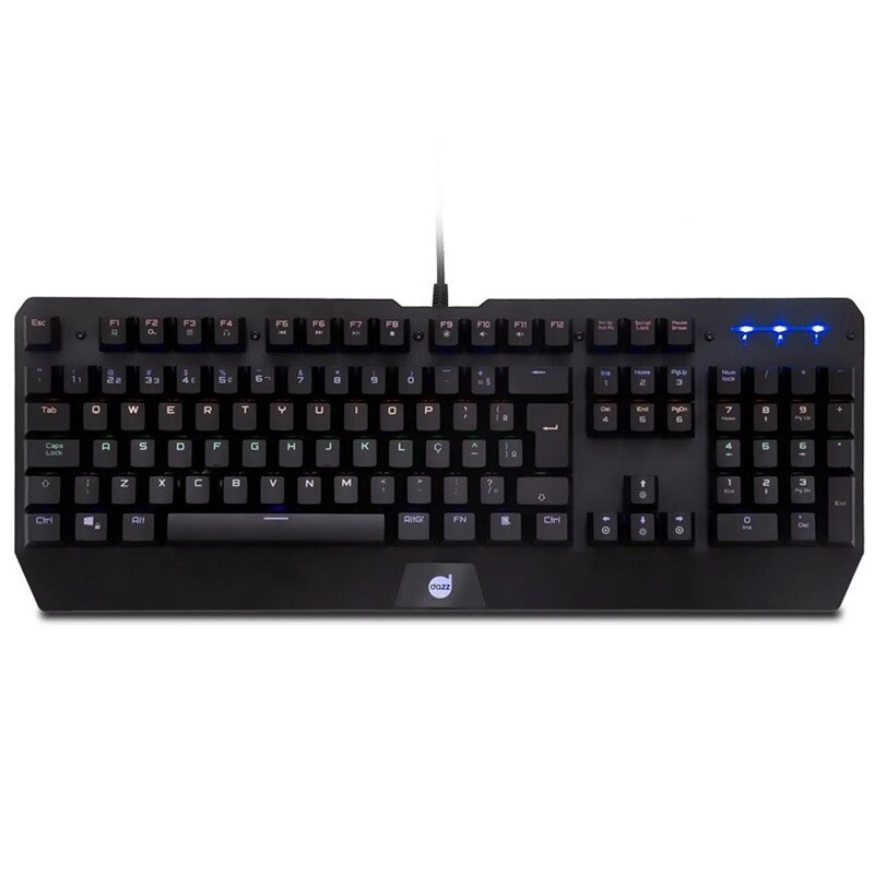 TECLADO DAZZ GAMER BALLISTIC CINETIC 62000042     